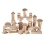 Set Brio blocuri din lemn natural 50 piese